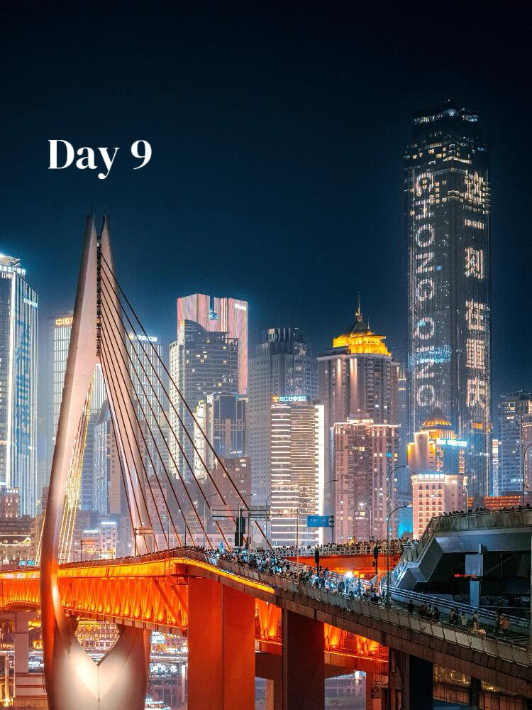 Route 2: Chengdu + Chongqing + Jiuzhaigou + Mount Emei + Dujiangyan + Leshan + Wulong Karst + Wujiang (Private Luxury 12-Days all 5*Diamond Grade Hotels)